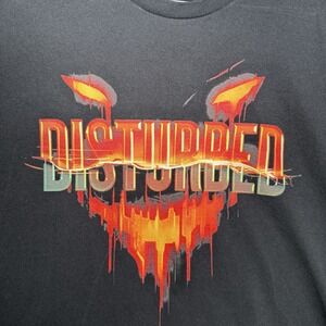 Disturbed Band Tee Shirt Men's X-Large Black Short Sleeve Take Back Your life